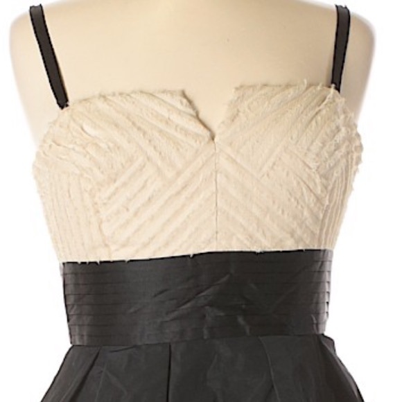 BCBGMAXARIA Black $ White Cocktail Dress - Picture 2 of 3